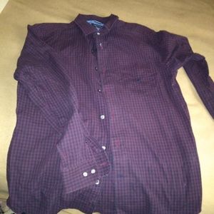 Men's long sleeve button up shirt